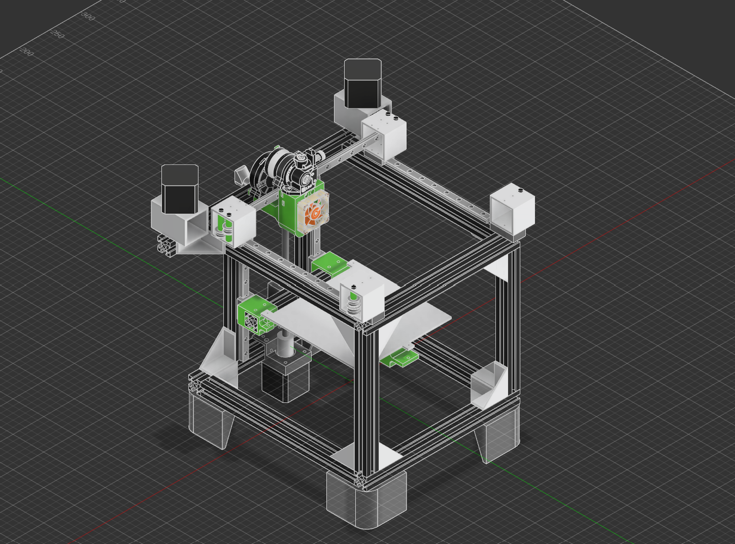 CAD model of ngx printer